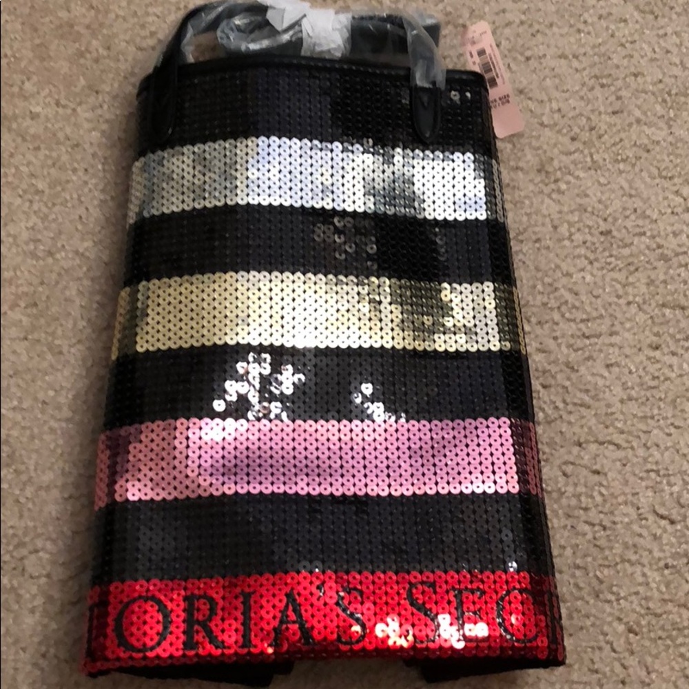 SOLD$$$ Victoria's Secret Bling Sequin Tote Bag
